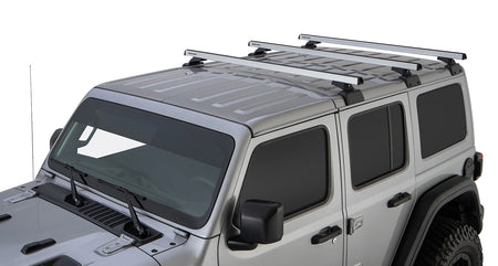 Heavy Duty Rcl Silver 3 Bar Rhino-Rack Backbone Roof Rack