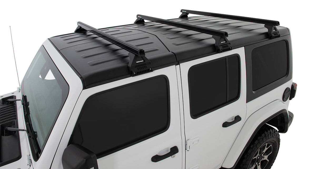 Heavy Duty Rl110 Black 3 Bar Roof Rack