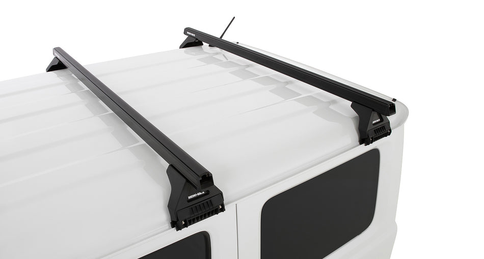 Heavy Duty RL110 Black 2 Bar Roof Rack