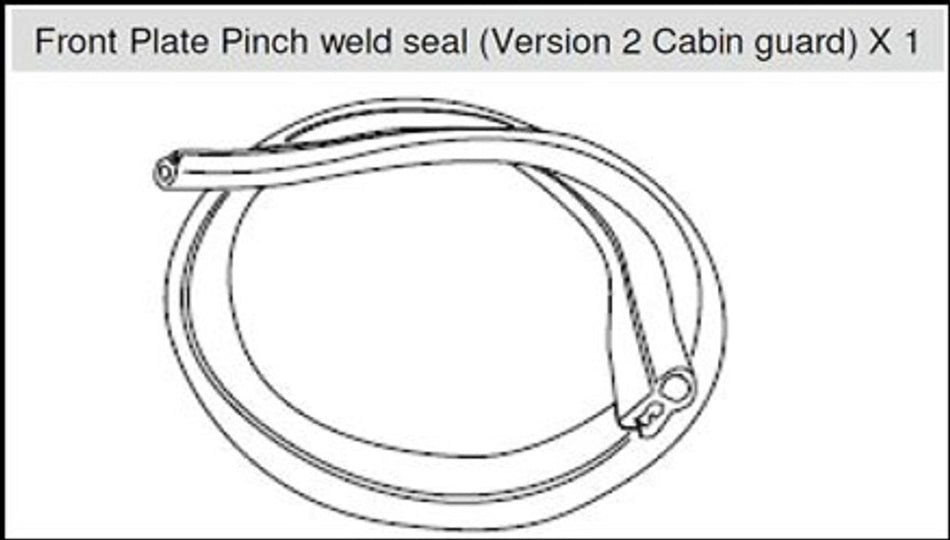 Replacement Cabin Guard Pinch Weld Seal for EGR Soft Tonneau Covers - 1 Pair - Ford Ranger PX 2011-22 with V2 Cabin Guards (SFTC0046/62)