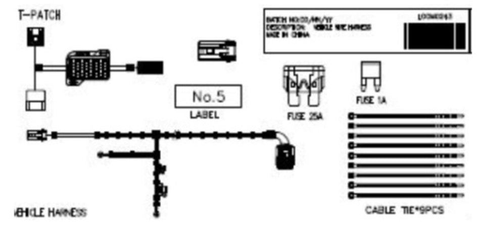 EGR RollTrac Vehicle Loom Kit