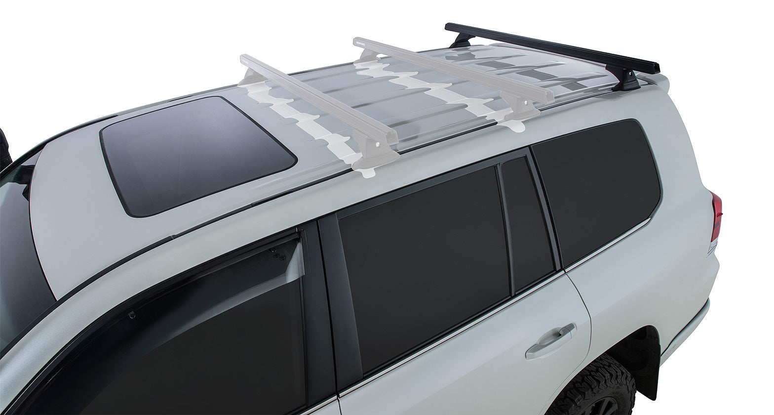 Heavy Duty Rch Black 1 Bar Roof Rack (Rear)