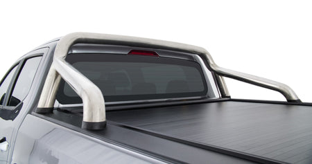 Hsp Roll R Cover  – Dual Cab With Sports Bar Mounting Kit To Suit  Chrome Genuine Sports Bar