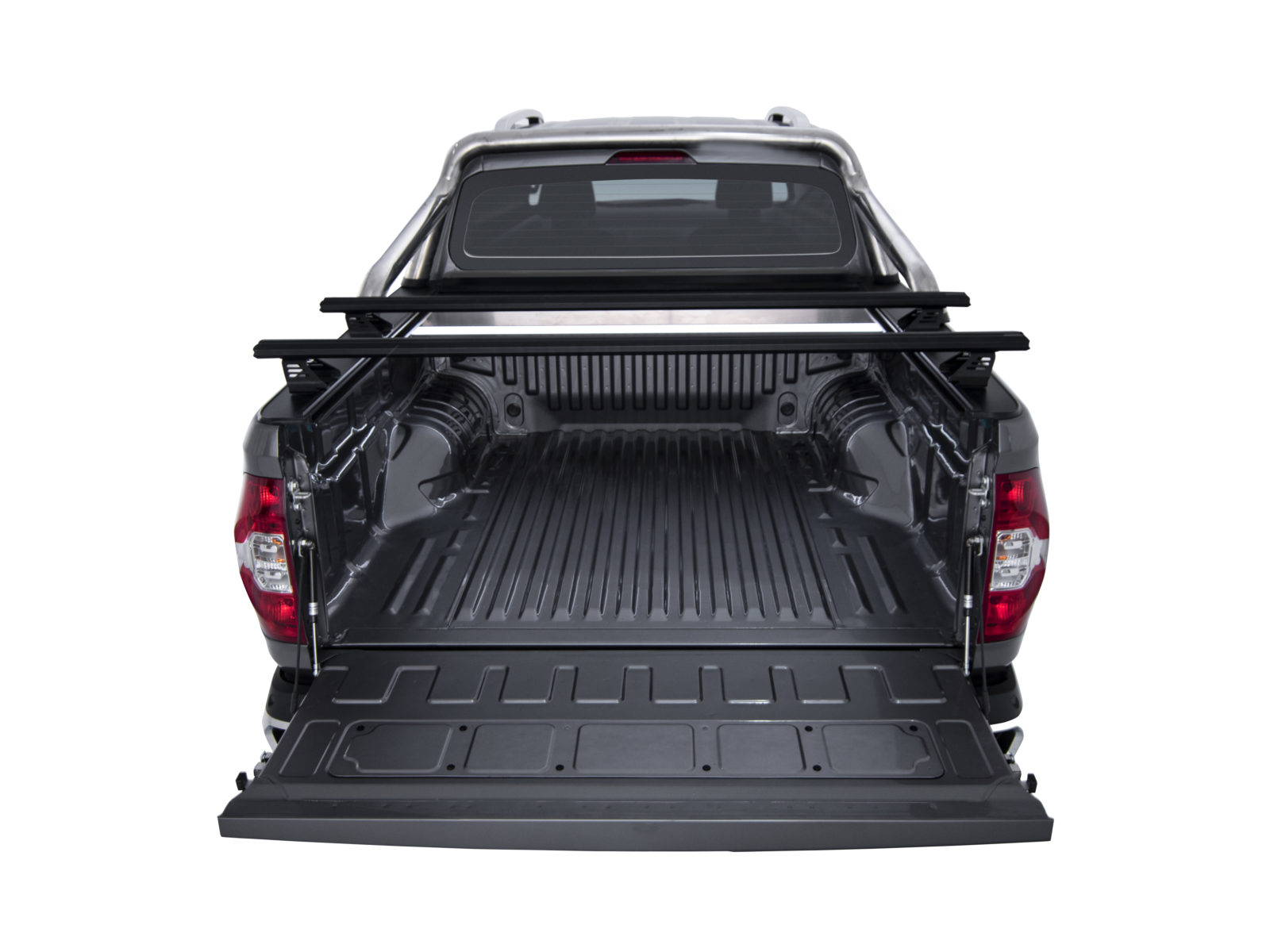 Hsp Roll R Cover  – Dual Cab With Sports Bar Mounting Kit To Suit  Chrome Genuine Sports Bar