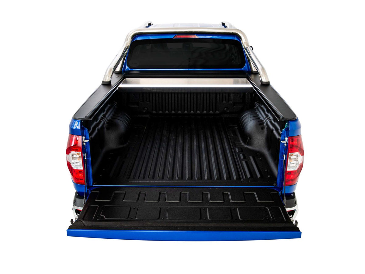 Hsp Roll R Cover Ldv T60 Dual Cab Mega Tub With Chrome Sports Bars