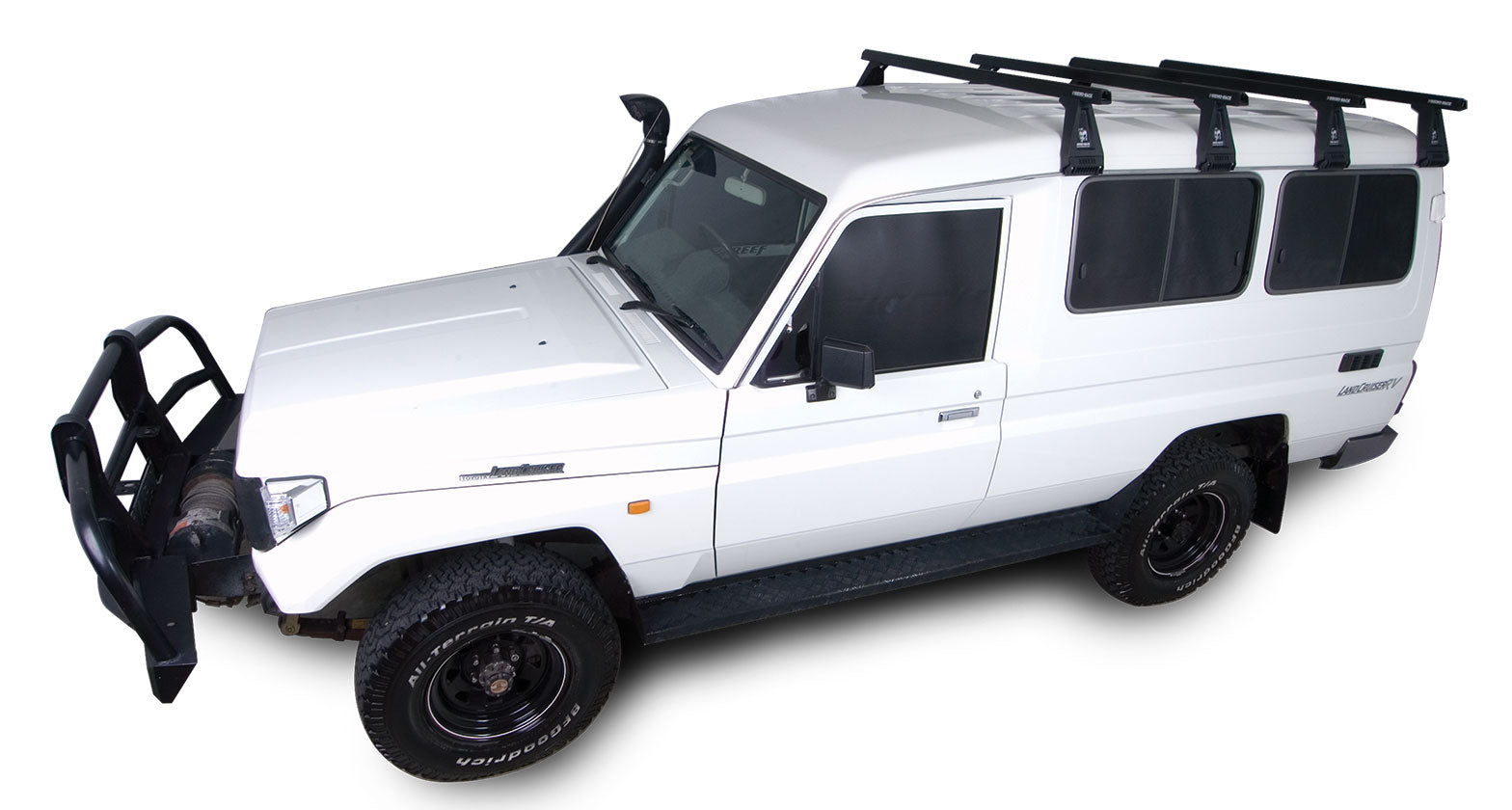 Heavy Duty Rl210 Black 4 Bar Roof Rack