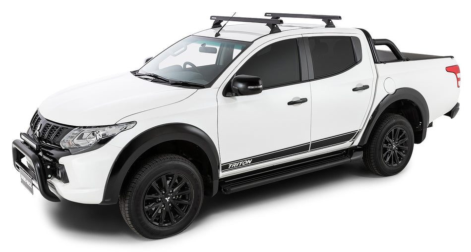 Heavy Duty RCH Black 2 Bar Roof Rack