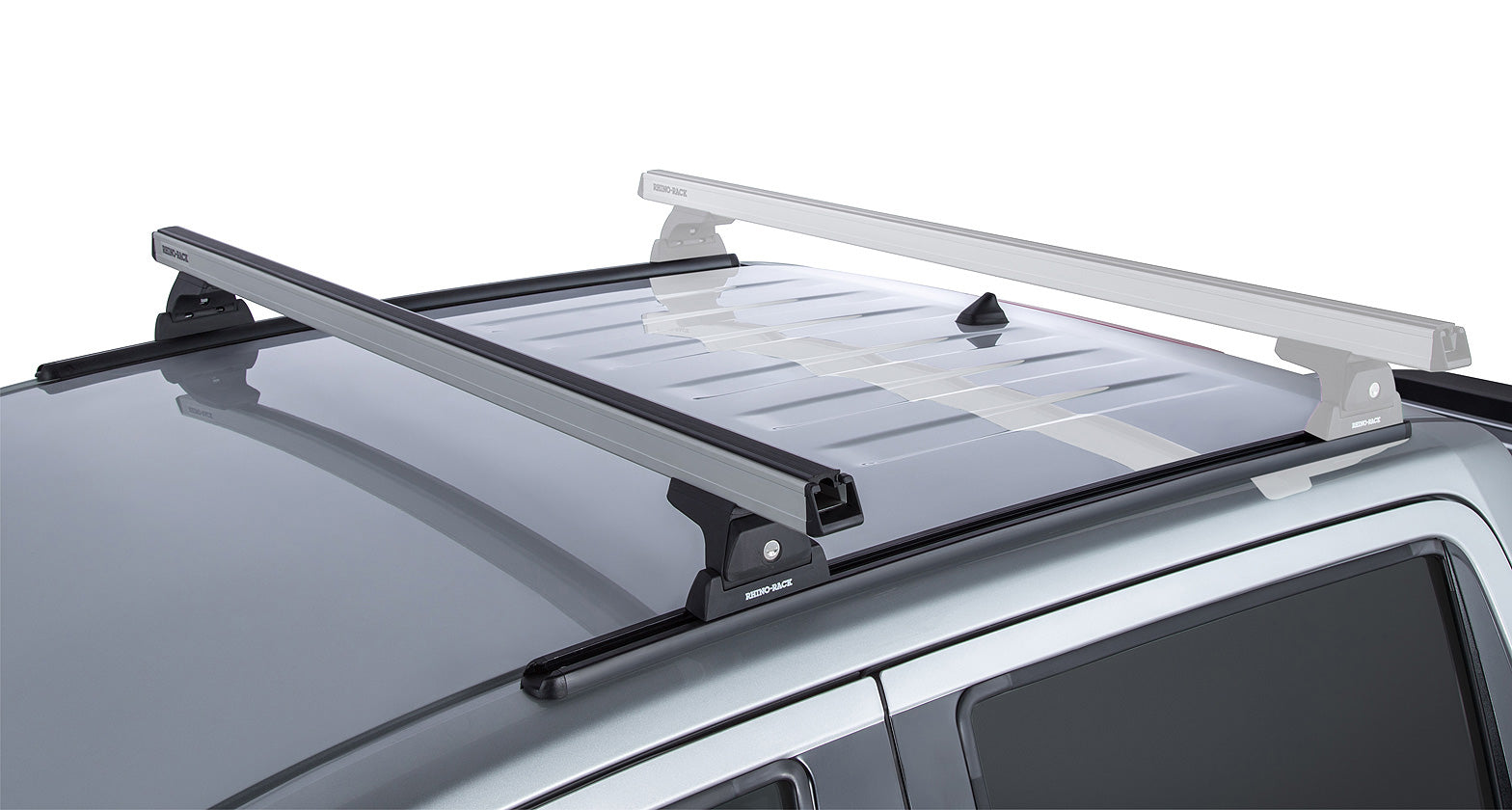 Heavy Duty Rlt600 Trackmount Silver 1 Bar Roof Rack