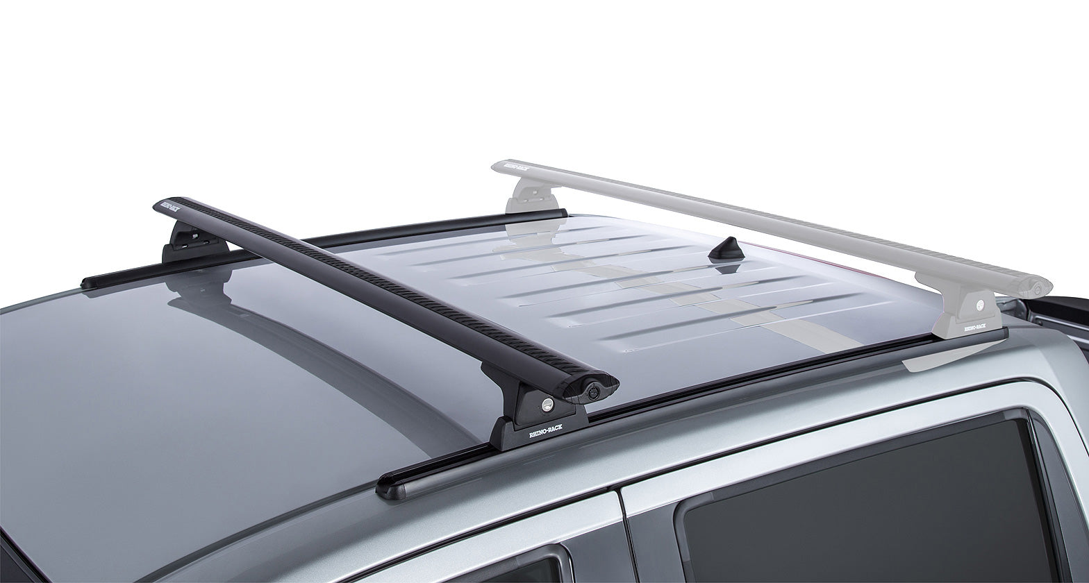 Vortex Rlt600 Trackmount Black 1 Bar Roof Rack