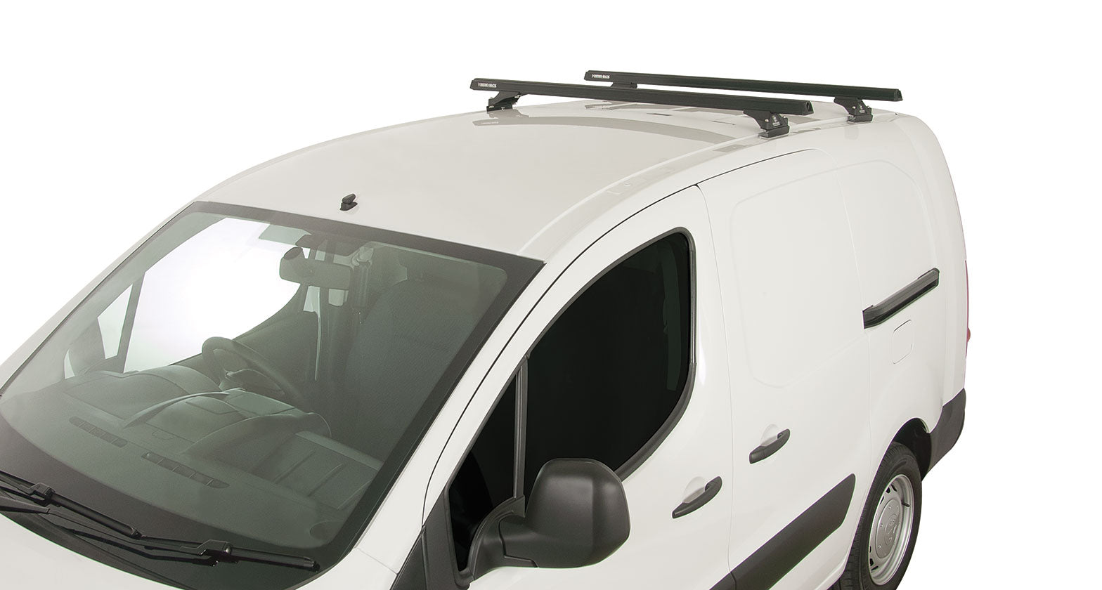 Heavy Duty Rltf Black 2 Bar Roof Rack