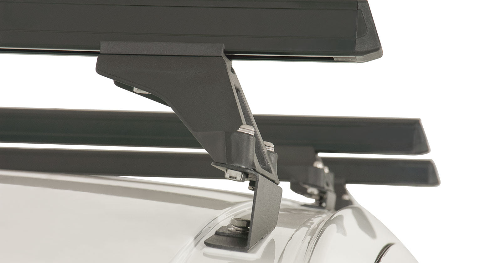 Heavy Duty Rltf Black 3 Bar Roof Rack