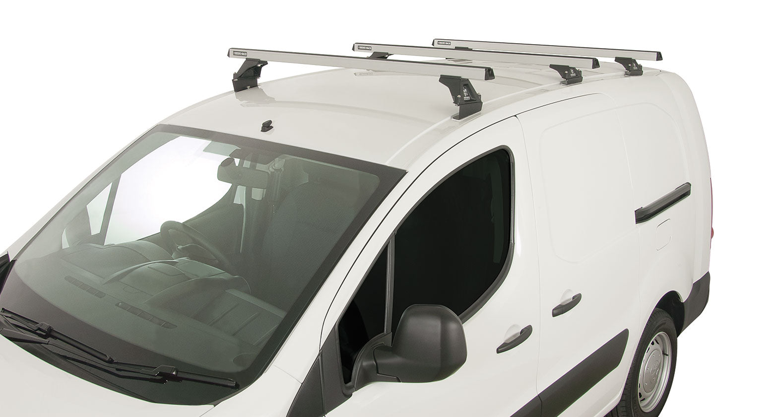 Heavy Duty Rltf Silver 3 Bar Roof Rack