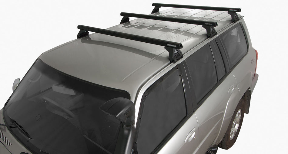 Heavy Duty RL110 Black 3 Bar Roof Rack
