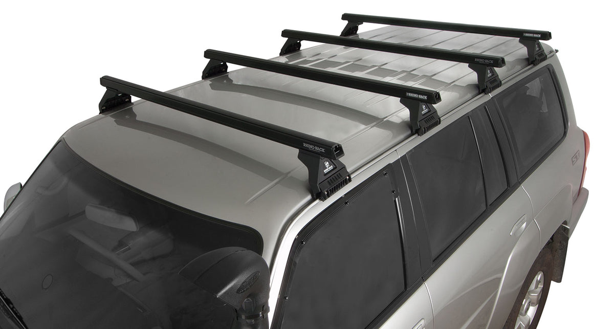 Heavy Duty Rl110 Black 4 Bar Roof Rack