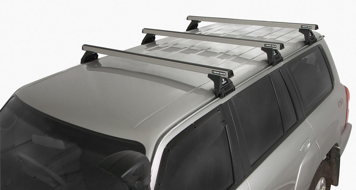 Heavy Duty Rl110 Silver 3 Bar Roof Rack