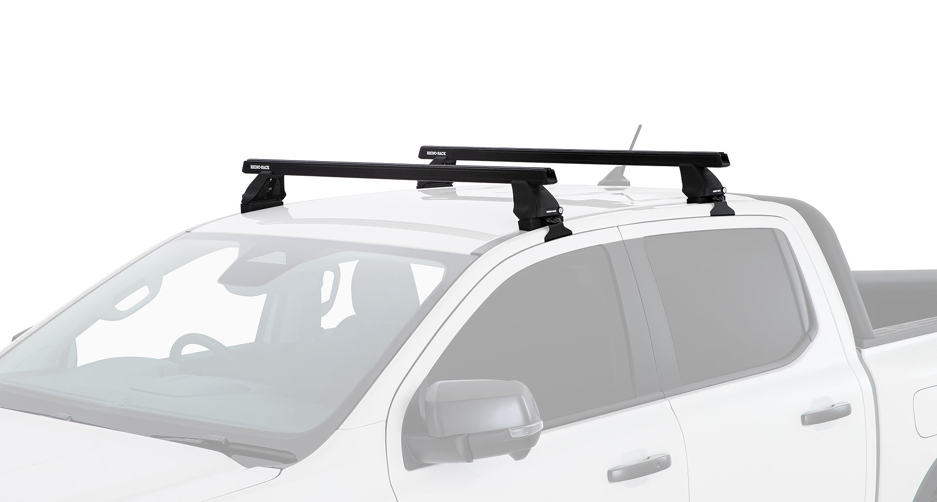 Heavy Duty 2500 Black 2 Bar Roof Rack