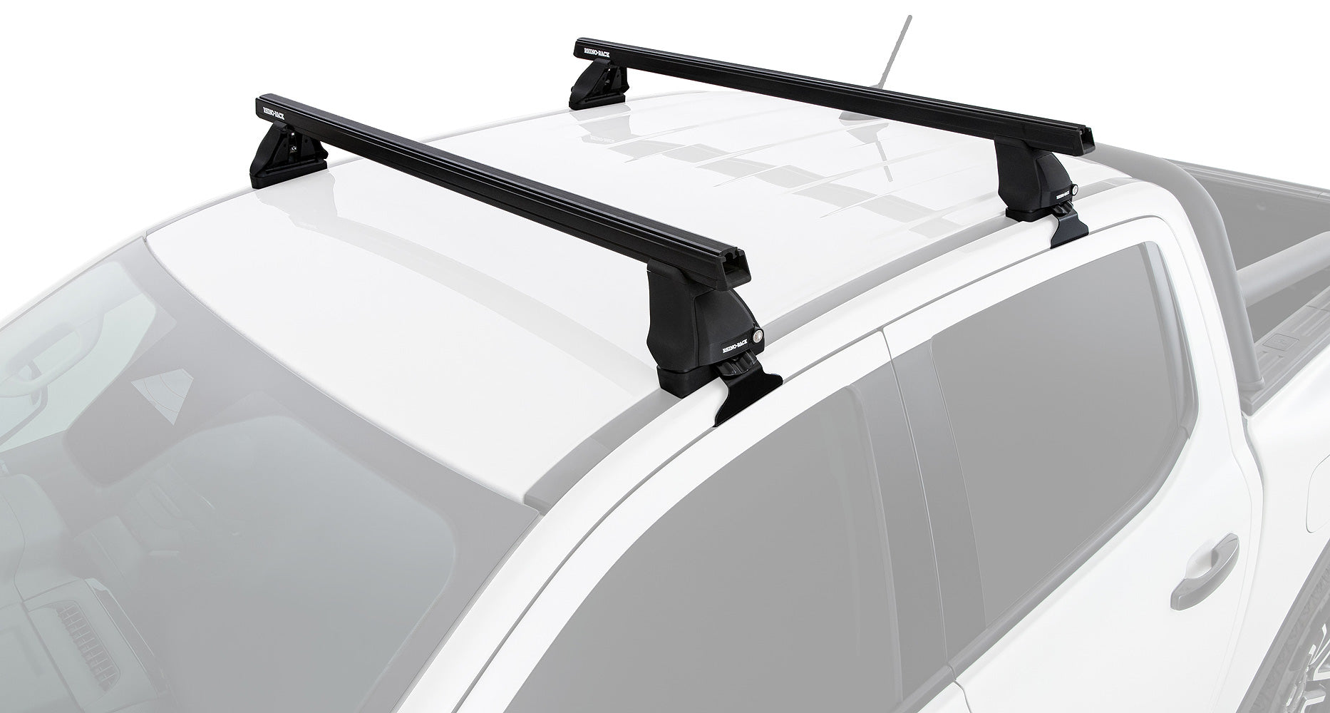 Heavy Duty 2500 Black 2 Bar Roof Rack