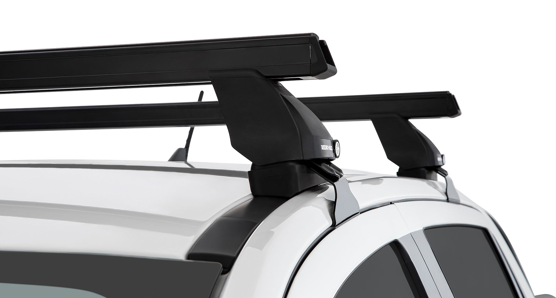 Heavy Duty 2500 Black 2 Bar Roof Rack