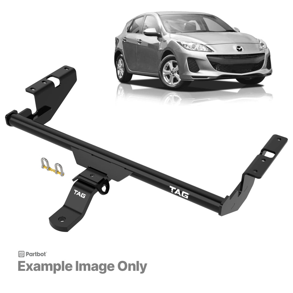 TAG Standard Duty Towbar & Direct Fit Wiring for Mazda 3 SP25 Hatchback (04/2009 - 10/2013)