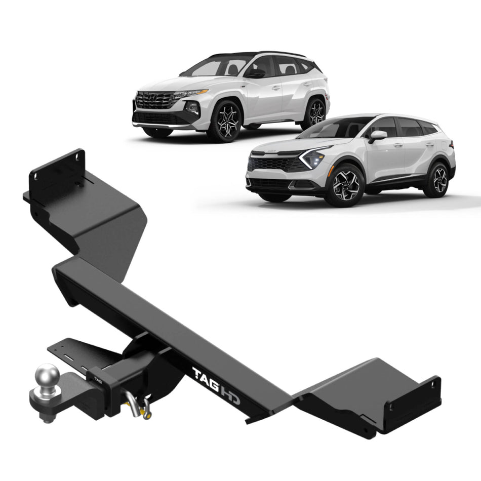 TAG Heavy Duty Towbar & Direct Fit Wiring for Hyundai Tucson Pre Facelift (12/2020 - 03/2024), Kia Sportage (09/2021 - 06/2025)