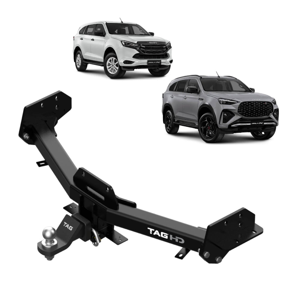 TAG Heavy Duty Towbar & Direct Fit Wiring Kit for Isuzu MU-X (06/2021 - on)