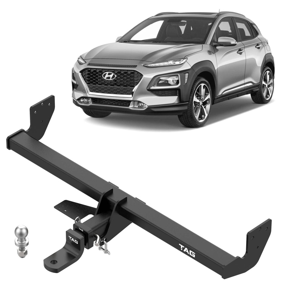 TAG Heavy Duty Towbar & Universal Wiring Kit for Hyundai Kona (06/2017 - 04/2023)