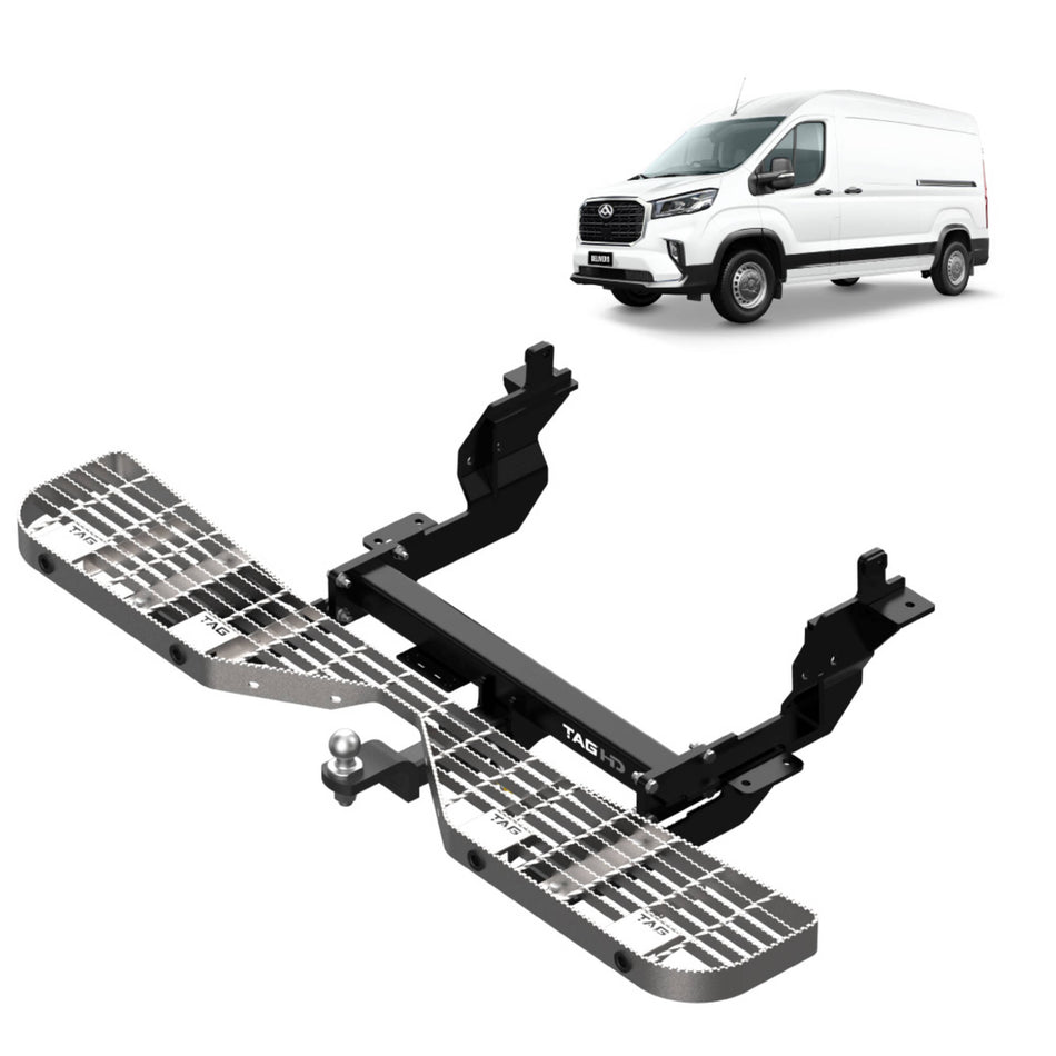 TAG Rear Step & Towbar for LDV Deliver 9 Van LWB models (07/2020 - on)