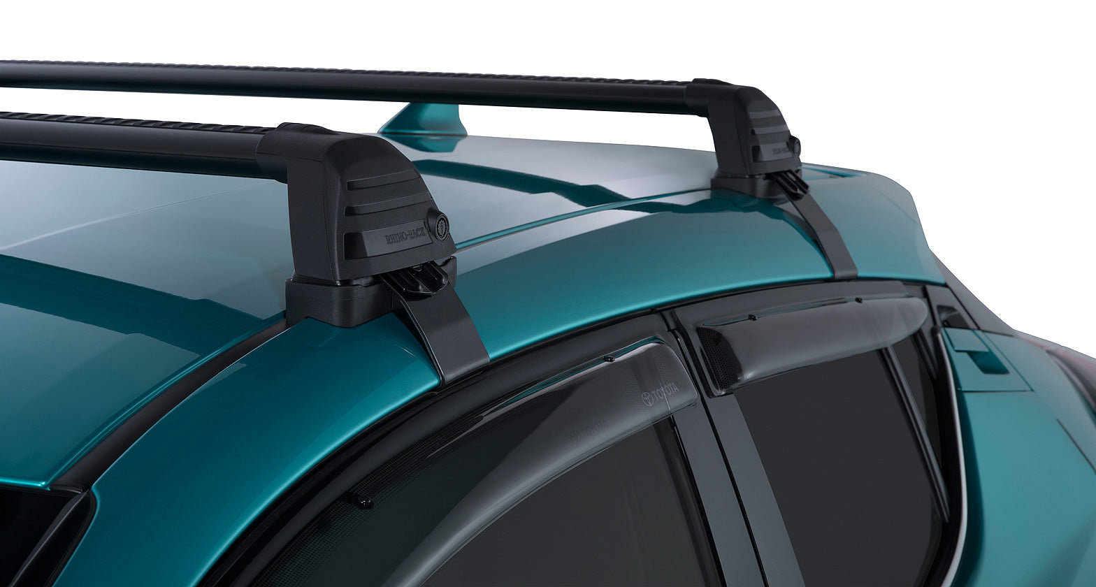 Vortex Roc25 Flush Black 2 Bar Roof Rack