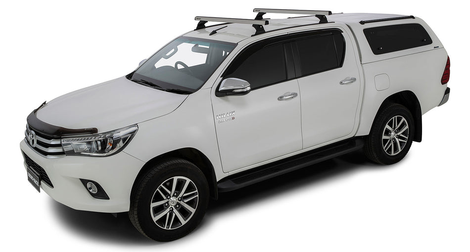 Heavy Duty Rch Trackmount Silver 2 Bar Roof Rack