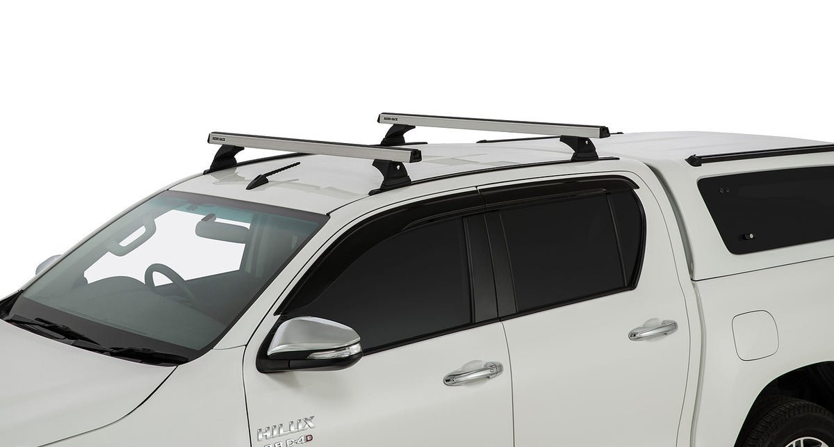 Heavy Duty Rch Trackmount Silver 2 Bar Roof Rack