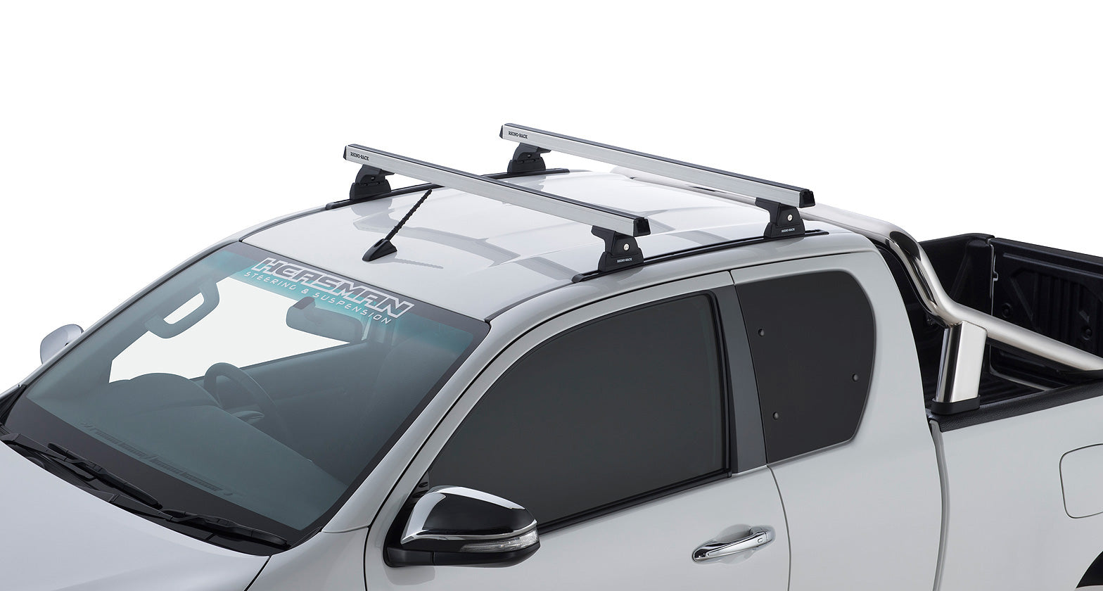 Heavy Duty Rlt600 Trackmount Silver 2 Bar Roof Rack