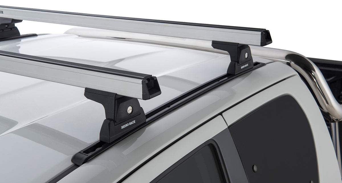 Heavy Duty Rlt600 Trackmount Silver 2 Bar Roof Rack