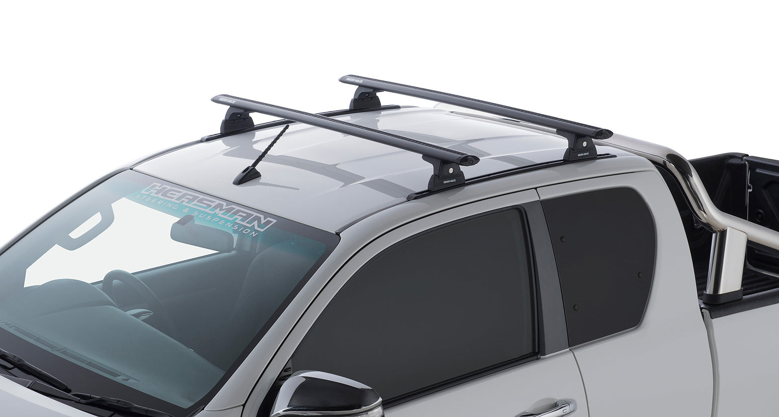 Vortex Rlt600 Trackmount Black 2 Bar Roof Rack