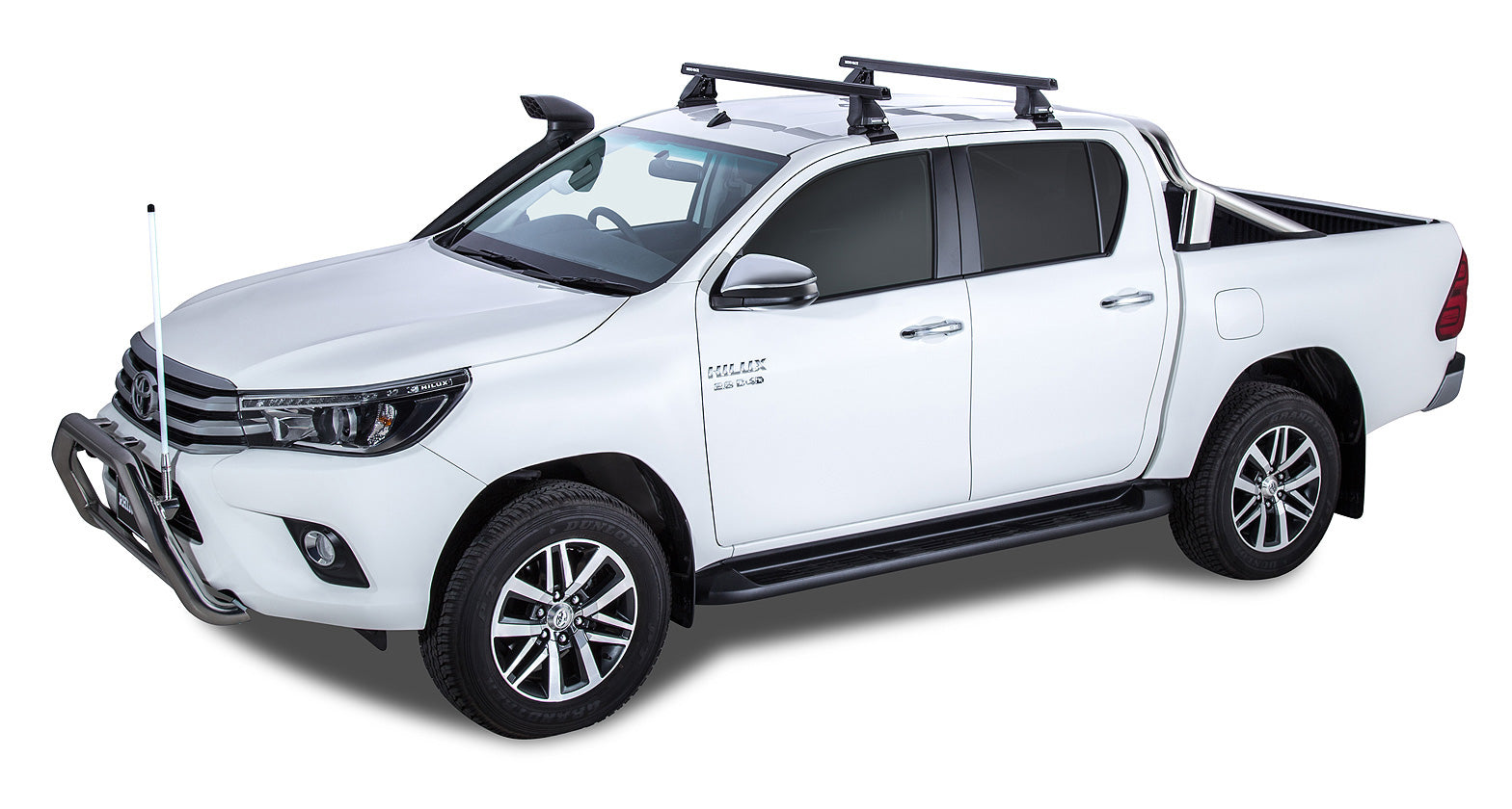 Heavy Duty 2500 Black 2 Bar Roof Rack