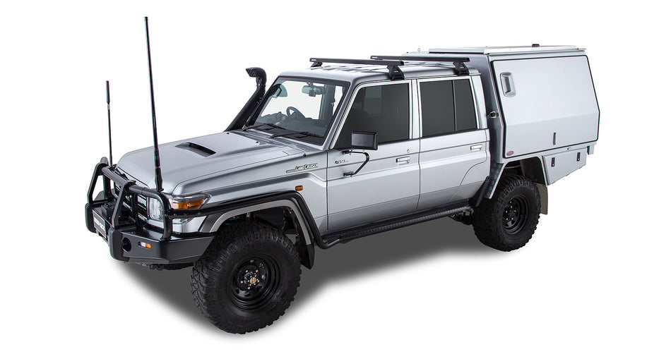 Heavy Duty RL110 Black 2 Bar Roof Rack