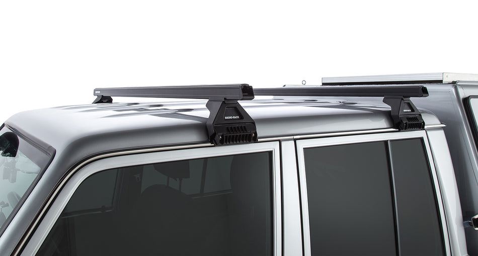 Heavy Duty RL110 Black 2 Bar Roof Rack