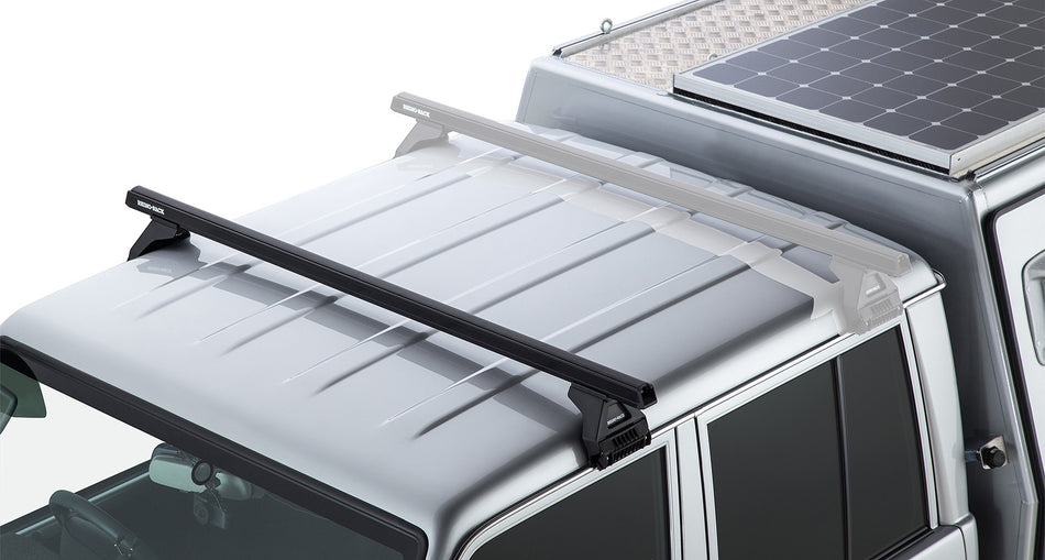 Heavy Duty RL110 Black 1 Bar Roof Rack