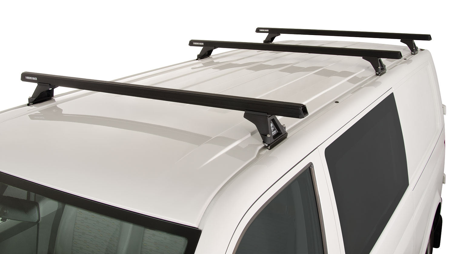 Heavy Duty Rltf Black 3 Bar Roof Rack