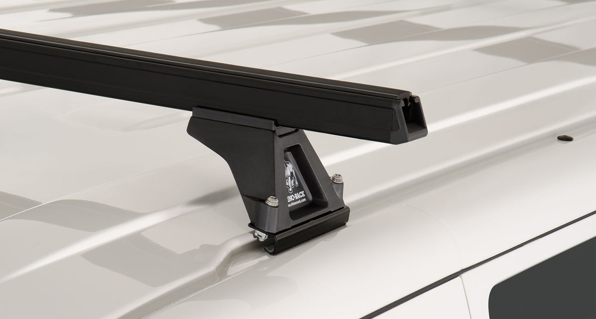 Heavy Duty Rltf Black 3 Bar Roof Rack