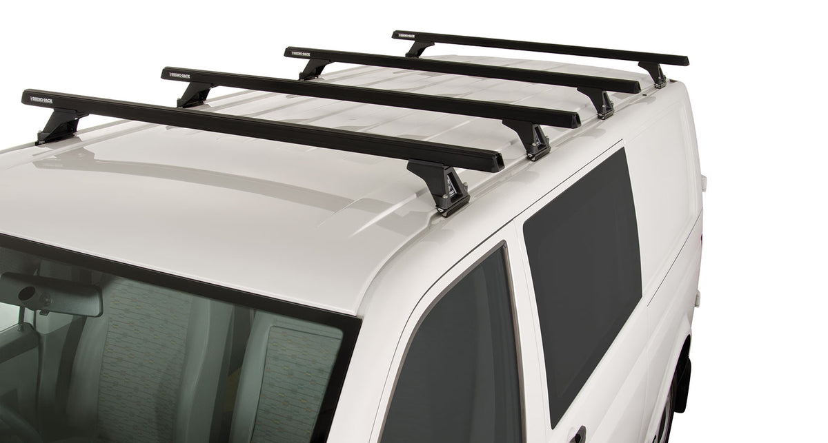 Heavy Duty Rltf Black 4 Bar Roof Rack