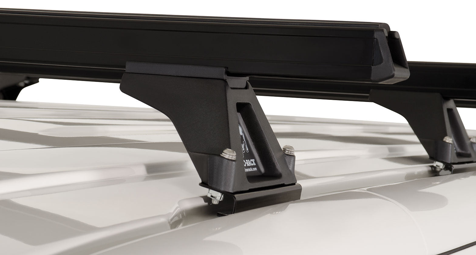 Heavy Duty Rltf Black 4 Bar Roof Rack