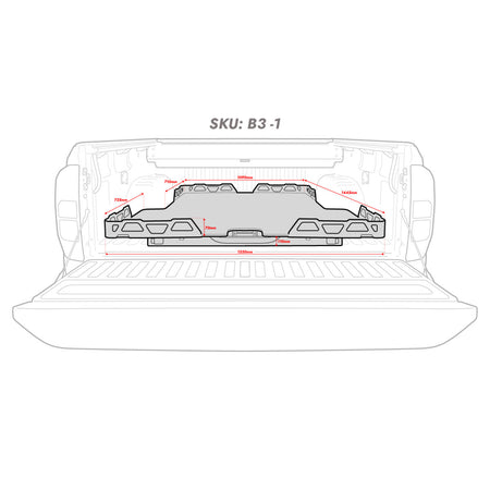 Hsp Loadslide – Mazda Bt-50 Dual Cab Without Tub Liner