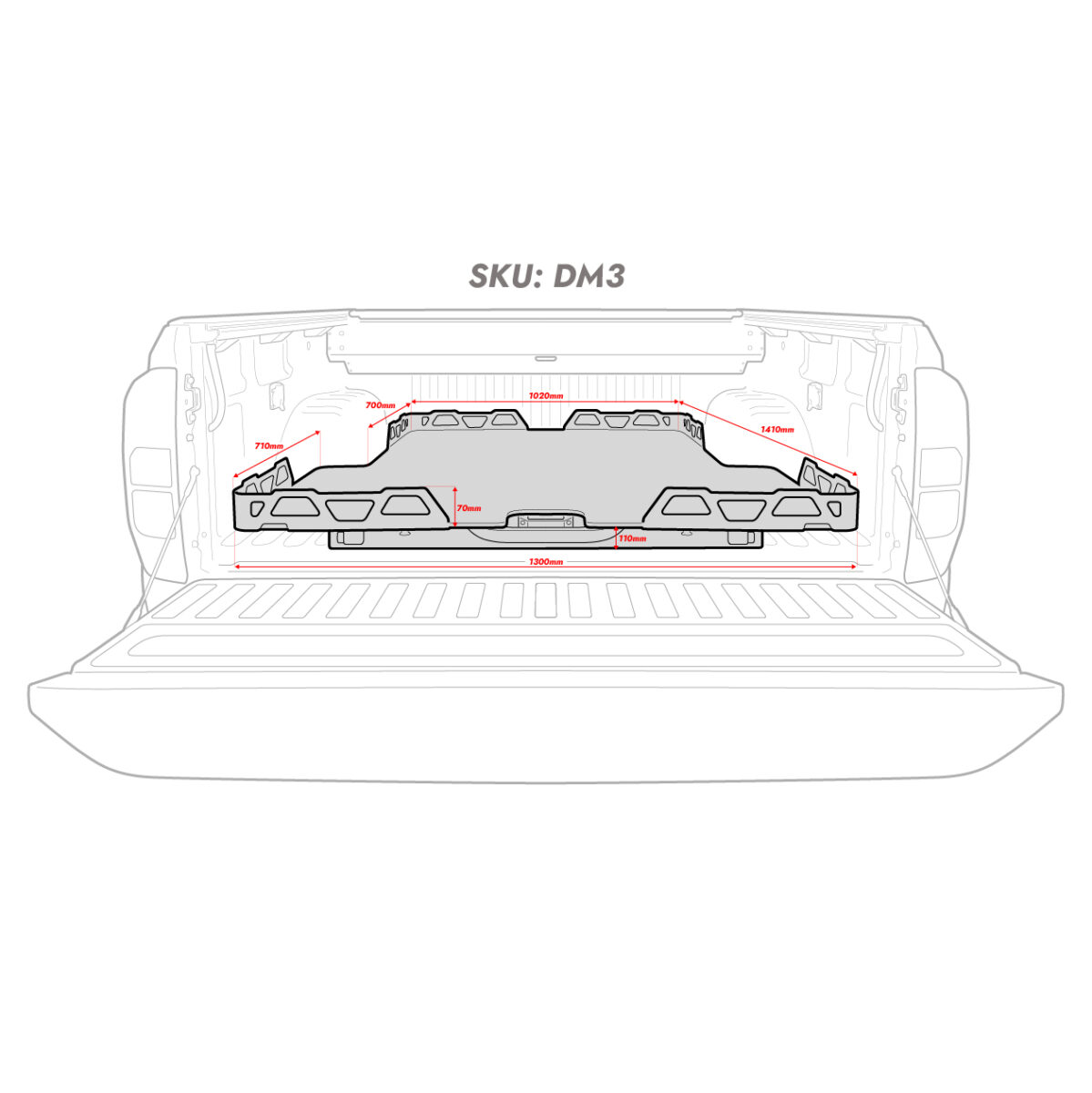 Hsp Loadslide – Isuzu D-Max Dual Cab My21 Gen 3