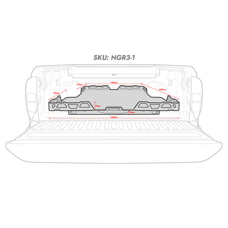 Hsp Loadslide – Ford Next Gen Ranger/Raptor Dual Cab (Without Liner)