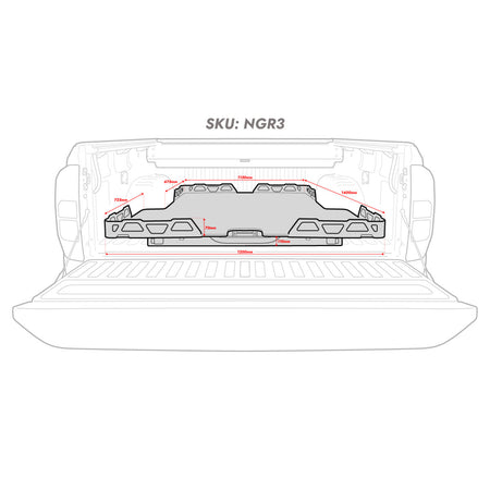 Hsp Loadslide – Ford Next Gen Ranger Dual Cab (Suits Liner)