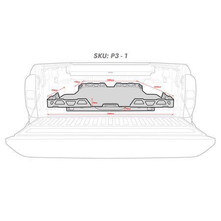 Hsp Loadslide – Ford Px & Pu Ranger Dual Cab Without Tub Liner