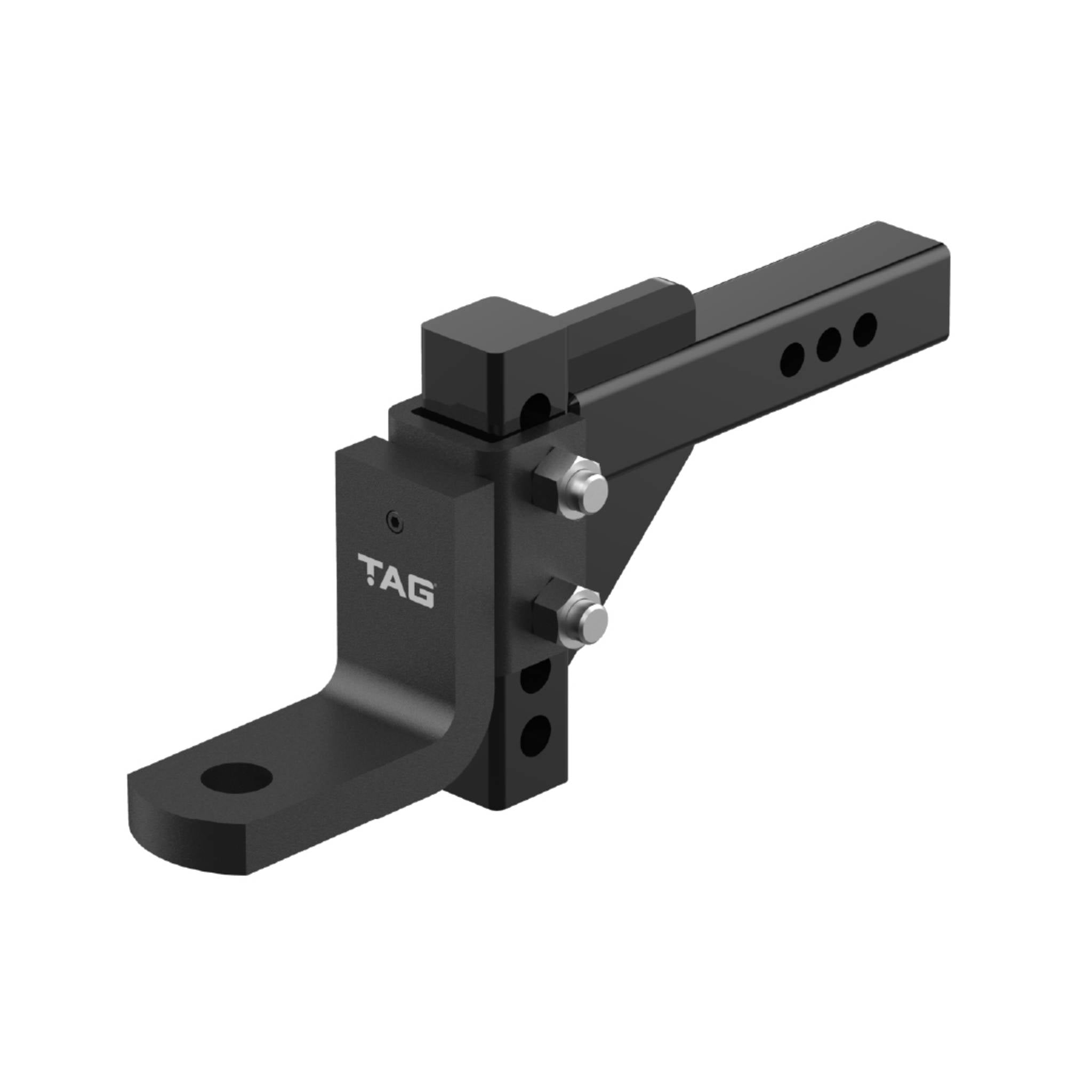 North Rack TAG Adjustable Heavy Duty Tow Ball Mount 90° Face, 50mm Square Hitch ...