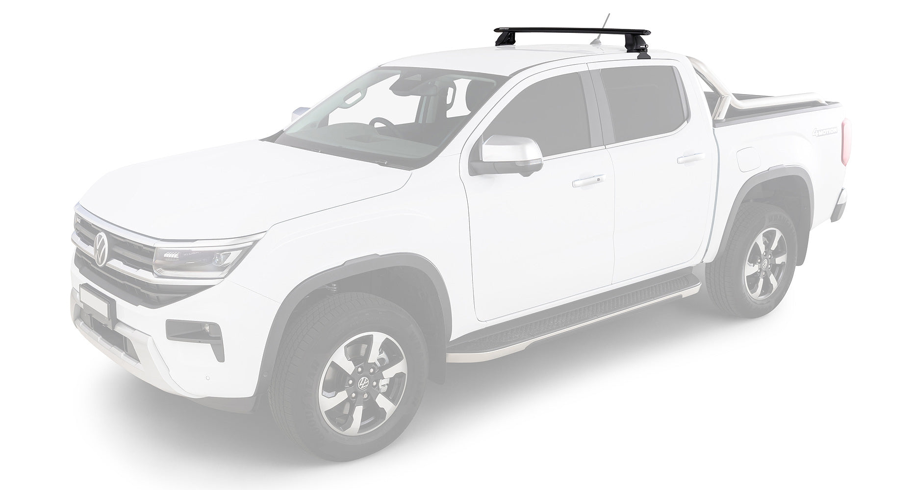 Vortex 2500 Black 1 Bar Rear Roof Rack