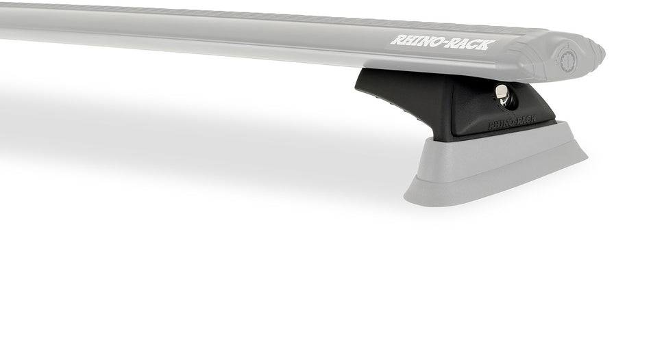 Sportz Black 2 Bar Rhino-Rack Backbone Roof Rack with RCL Legs