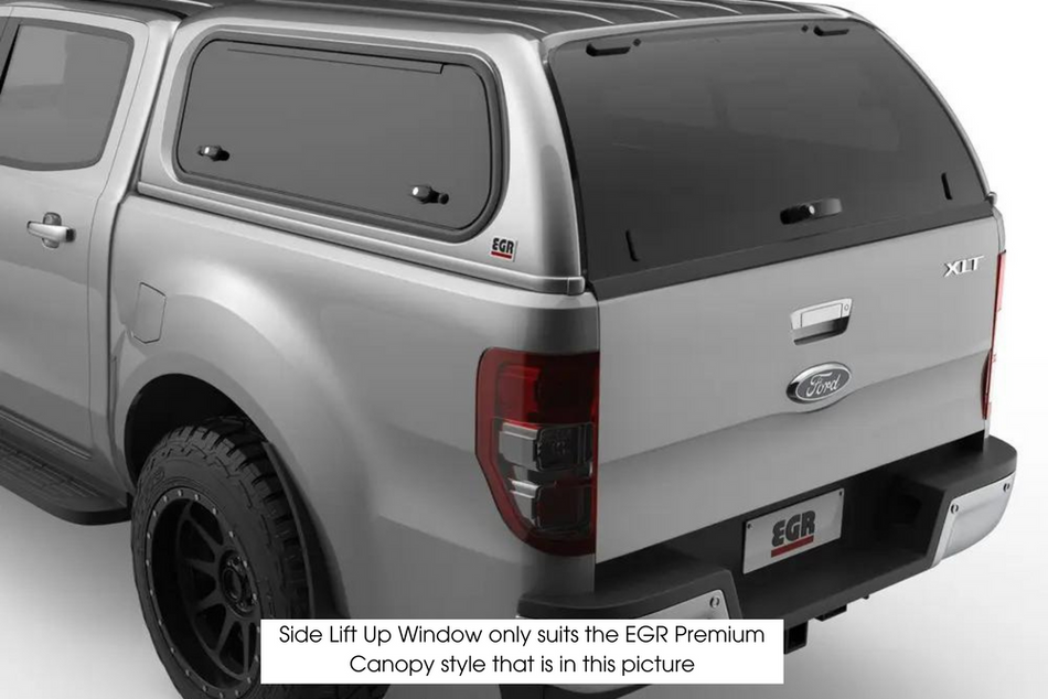 EGR Premium Canopy - Drivers Side Lift Up Window